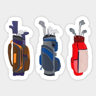 Awesome Golf Bags Sticker